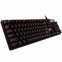 LOGITECH G413 Mechanical Gaming Keyboard - CARBON - US INTL - USB - INTNL - RED LED