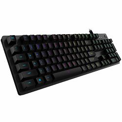 LOGITECH G512 CARBON LIGHTSYNC RGB Mechanical Gaming Keyboard with GX Red switches-CARBON-US INTL-USB-IN