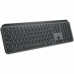 LOGITECH MX Keys Plus Bluetooth Illuminated Keyboard with Palm Rest - GRAPHITE - HRV-SLV-SRB