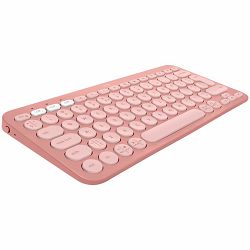 LOGITECH K380S Multi-Device Bluetooth Keyboard - TONAL ROSE - US INTL