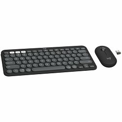 LOGITECH Pebble 2 Bluetooth Keyboard Combo - TONAL GRAPHITE - US INTL