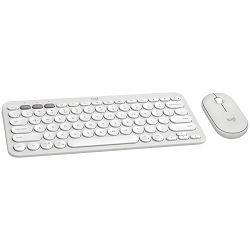 LOGITECH Pebble 2 Bluetooth Keyboard Combo - TONAL WHITE - HRV-SLV-SRB