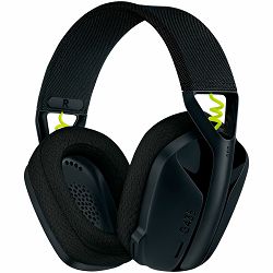 LOGITECH G435 LIGHTSPEED Wireless Gaming Headset - BLACK - 2.4GHZ - EMEA - 914