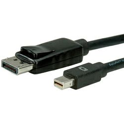 Roline VALUE DisplayPort kabel, DP M na mini DP M, 1.0m 