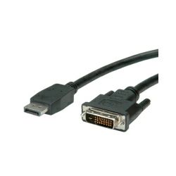 Roline VALUE DisplayPort kabel, DP M na DVI-D (24+1) M, 1.0m