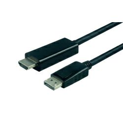 Roline VALUE DisplayPort kabel, DP(M) - UHDTV(M), 1.0m