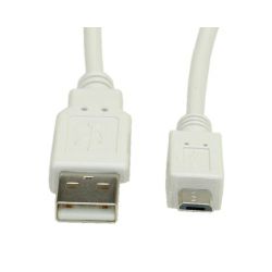 Roline VALUE USB2.0 kabel TIP A(M) na Micro B(M), 1.8m