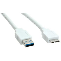 Roline VALUE USB3.0 kabel TIP A(M) na Micro A(M), 2.0m