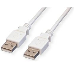 Roline VALUE USB2.0 kabel TIP A-A M/M, 4.5m, bijeli