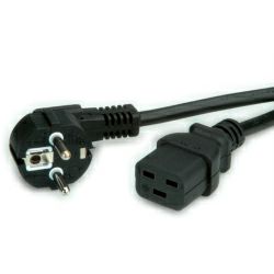 Roline VALUE naponski kabel IEC320 - C19 16A, crni, 2.0m