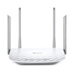 Router TP-Link AC1200 Dual-Band Wi-Fi Router,  802.11ac/a/b/g/n, 867Mbps at 5GHz + 300Mbps at 2.4GHz,, 5 10/100M Ports,1 USB 2.0 port,  2 fixed antennas, WPS,  IPv6 Ready, Tether App