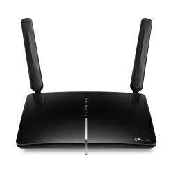 TP-Link AC1200 4G LTE Advanced Cat6 Gigabit Router, build-in 300Mbps 4G+ LTE Advanced modem, LTE-FDD/LTE-TDD/DC-HSPA+/HSPA+/HSPA/UMTS, with 3x10/100/1000Mbps LAN ports and 1x10/100/1000Mbps LAN/WAN po