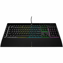 Corsair gaming keyboard K55 RGB PRO, 5Z RGB, Rubber Dome