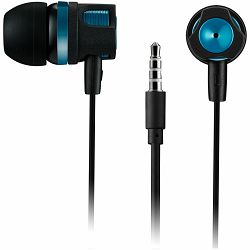 CANYON Stereo earphones with microphone, 1.2M, green