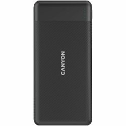 CANYON PB-109 Power bank 10000mAh Li-poly battery, Input Lightning &Type C  : 5V/2A, 9V/2A PD 18W(Max), Output Type C 5V/3A,9V/2.2A,12V/1.5A 20W,  Output USB A:5V3A,9V2A,12V1.5A,18W quick charging cab