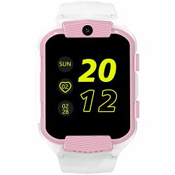 Kids smartwatch Canyon Cindy KW-41, 1.69"IPS colorful screen 240*280, ASR3603C, Nano SIM card, 192+128MB, GSM(B3/B8), LTE(B1.2.3.5.7.8.20) 680mAh battery, built in TF card: 512MB, White Pink, host: 53