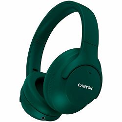 CANYON OnRiff 10, Canyon Bluetooth headset,with microphone,with Active Noise Cancellation function, BT V5.3 AC7006, battery 300mAh, Type-C charging plug, PU material, size:175*200*84mm, charging cable