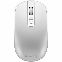 2.4GHz Wireless Rechargeable Mouse with Pixart sensor, 4keys, Silent switch for right/left keys,DPI: 800/1200/1600, Max. usage 50 hours for one time full charged, 300mAh Li-poly battery, Pearl-White, 