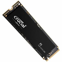 Crucial SSD P3 2000GB/2TB M.2 2280 PCIE Gen3.0 3D NAND, R/W: 3500/3000 MB/s, Storage Executive + Acronis SW included