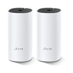 TP-Link AC1200 Deco M4 (2 pack) Whole-Home Mesh Wi-Fi, Dual-Band 300Mbps/867Mbps (2.4GHz/5GHz), 2×GLAN, 2×interna antena, MU-MIMO, AP Mode, IPv6 Ready, Deco App, Cloud Support, Alexa & IFTTT