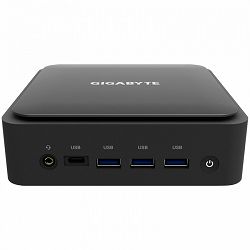 GIGABYTE BRIX Extreme, AMD Ryzen 3 5300U, AMD Radeon, 2x DDR4 SODIMM 3200MHz (up to 64GB), 1x M.2, 7x USB 3.2, 2x HDMI, 1x mDP, 1x Type C DP, 2.5G LAN, WIFI6E+BT5.2, Black