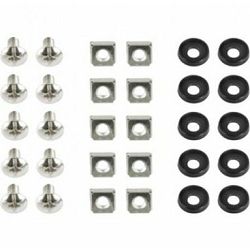 Gembird 19'' rack mounting set (bolt, nut, washer), 10 pcs set