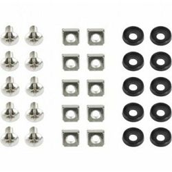 Gembird 19'' rack mounting set (bolt, nut, washer), 50 pcs set