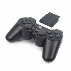 Gembird Wireless dual vibration gamepad, PS2 PS3 PC