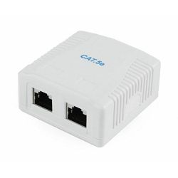 Gembird CAT5E FTP 2-port surface mount box