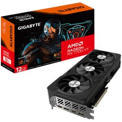 GIGABYTE Video Card AMD Radeon RX 7700 XT GAMING OC 12G, GDDR6 12GB/192bit, PCI-E 4.0 x16, 2xHDMI, 2xDP, 2x8pin, WINDFORCE 3X, 700W PSU, Retail