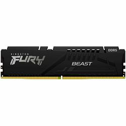 Kingston 16GB 6000MT/s DDR5 CL30 DIMM (Kit of 2) FURY Beast Black XMP, EAN: 740617343199