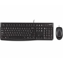 Logitech tipkovnica miš MK120, USB, HR