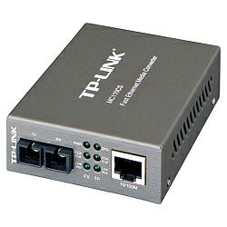 TP-Link 100M optički pretvarač, 10/100M RJ45 u 100M single-mod SC, Full-duplex, do 20km