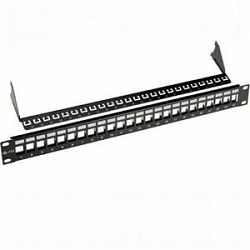 Solarix Patch Panel 19" 1U 24P for Jack Cat5e