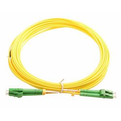 NFO Patch cord, LC APC-LC APC, Singlemode, 9 125, G.657.A2, Duplex, 3mm, 2m