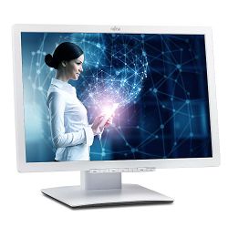 LCD Fujitsu 22" B22W-7; white;1680x1050, 1000:1, 250 cd/m2, VGA, DVI, DP, USB Hub, Speakers, AG