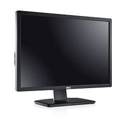 LCD Dell 24" U2412M; black/silver;1920x1200, 1000:1, 300 cd/m2, VGA, DVI, DisplayPort, USB Hub, AG
