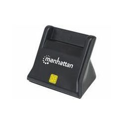 Manhattan Smart Card Reader, USB external, Black