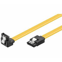 NaviaTec HDD SATA cable 1.5 3 6 Gbit s 7 pin SATA L-type plug 0,5m