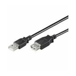 NaviaTec USB 2.0 A Plug to A jack 3m black