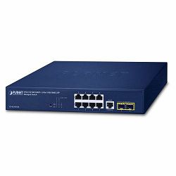 Planet 8-Port 10 100 1000T 2-Port 100 1000X SFP Managed Switch