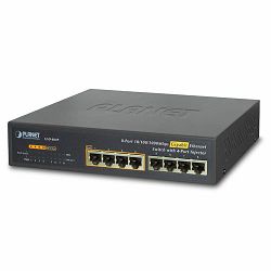 Planet 8-Port (8x 1GbE RJ45) with 4x 30W port PoE (60W) Switch