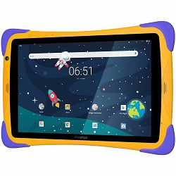 Prestigio SmartKids UP, 10.1" (1280*800) IPS display, Android 10 (Go edition), up to 1.5GHz Quad Core RK3326 CPU, 1GB + 16GB, BT 4.0, WiFi, 0.3MP front cam + 2.0MP rear cam, USB Type-C, microSD card s