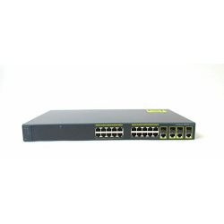 Refurbished Cisco Catalyst 2960G, 24 Port 10 100 1000, 4x T SFP LAN