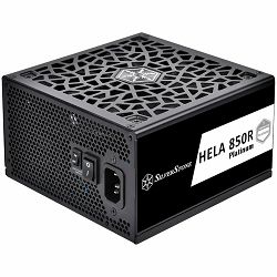 SilverStone HELA 850R Platinum, 850W Cybenetics Platinum ATX Power Supply, ATX 3.0 & PCIe 5.0, 100% modular, Japanese electrolytic capacitors, Ultra silent 135mm FDB fan, Black, Retail