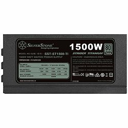 SilverStone Strider Titanium Series, 1500W 80 Plus Titanium ATX PC Power Supply, Low Noise 135mm, 100% modular (square type, thick cable)