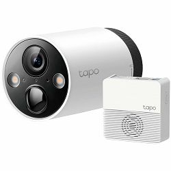 TP Link Tapo C420 Camera + Tapo H200 Hub, Resolution 2K QHD, 113° Viewing Angle, Night vision,  Net. Protocol:TCP/IP, ICMP, DNS, HTTPS, TCP, UDP,  Wi-Fi IEEE 802.11b/g/n, 2.4 GHz, WPA/WPA2-PSK, microS