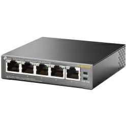 TP-Link 5-port Gigabit PoE preklopnik (Switch), 5×10/100/1000M RJ45 ports, 4×PoE ports, metalno kućište (56W)