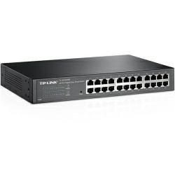 TP-Link 24-port Gigabit Easy Smart preklopnik (Switch), 24×10/100/1000M RJ45 ports, 1U 13"