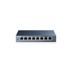 TP-Link 8-port Gigabit Desktop preklopnik (Switch), 8×10/100/1000M RJ45 ports, metalno kućište